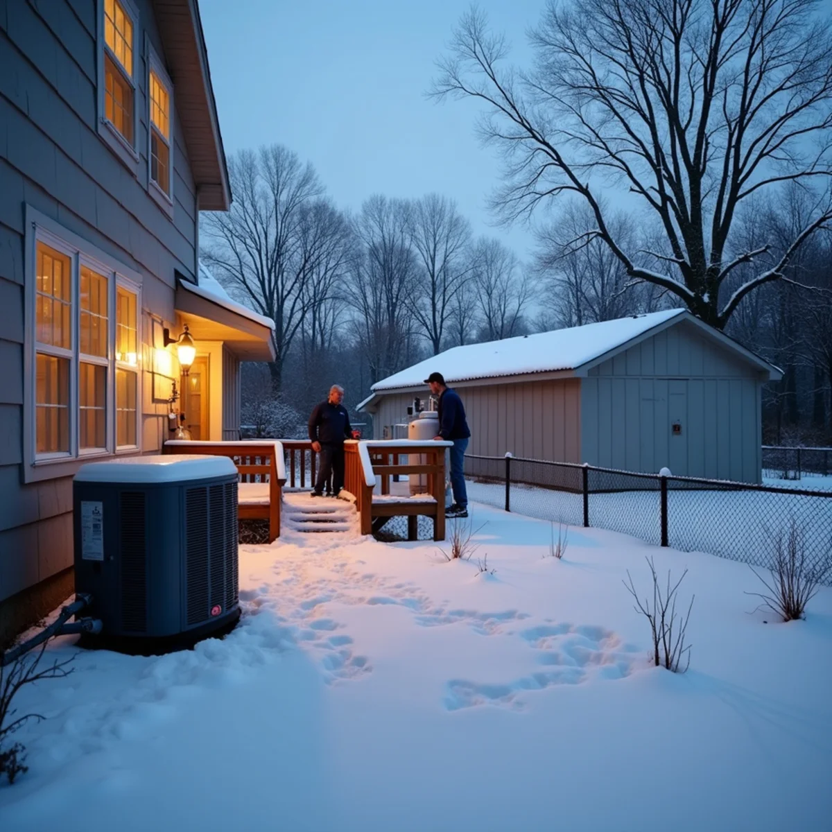 Country home with heat pump and pole barn on a large lot in Clayton, OH